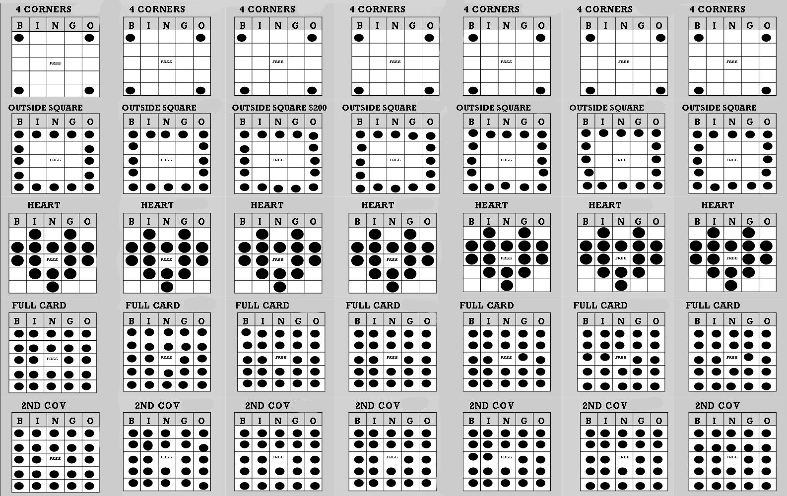 Pictures Of Different Bingo Games