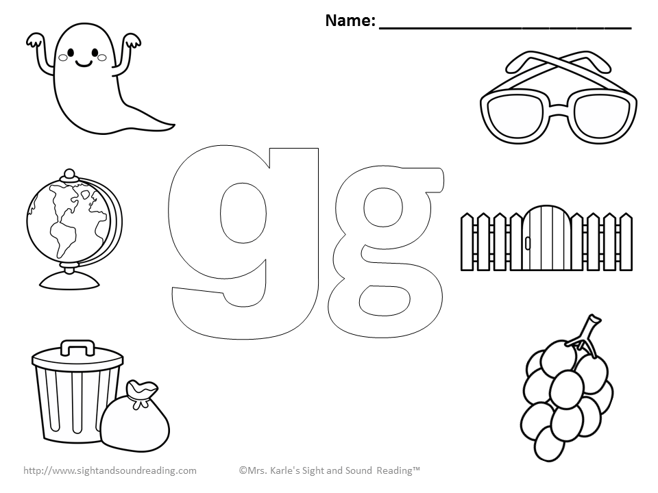 things that begin with g coloring pages Clip Art Library