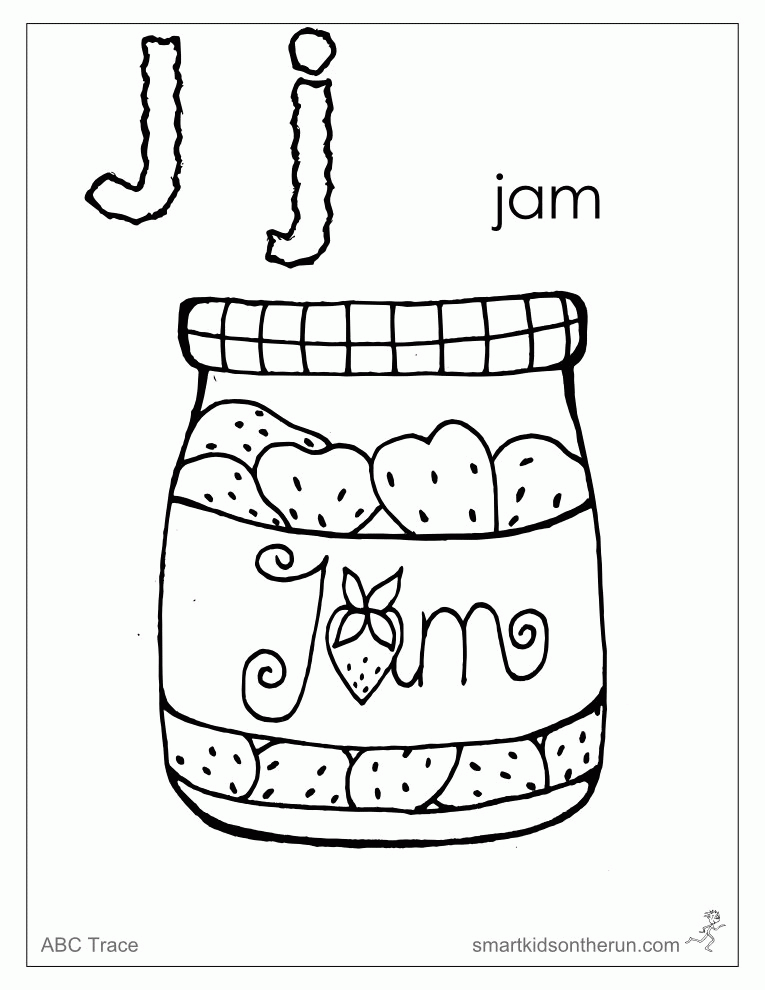 Free Letter J Coloring Sheet, Download Free Letter J