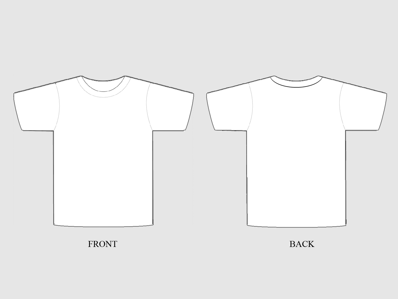 Free Tshirt Template Download Free Tshirt Template Png Images Free Cliparts On Clipart Library