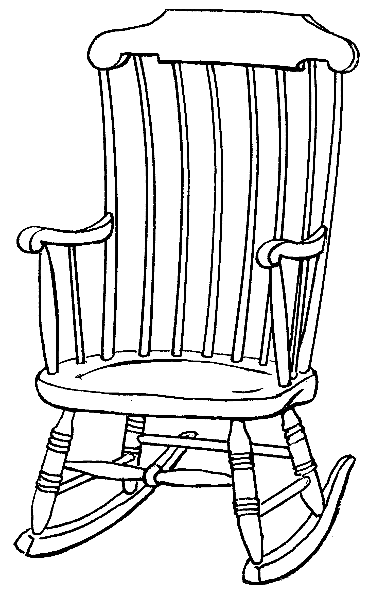 Free Rocking Chair Cliparts, Download Free Rocking Chair Cliparts png images, Free ClipArts on