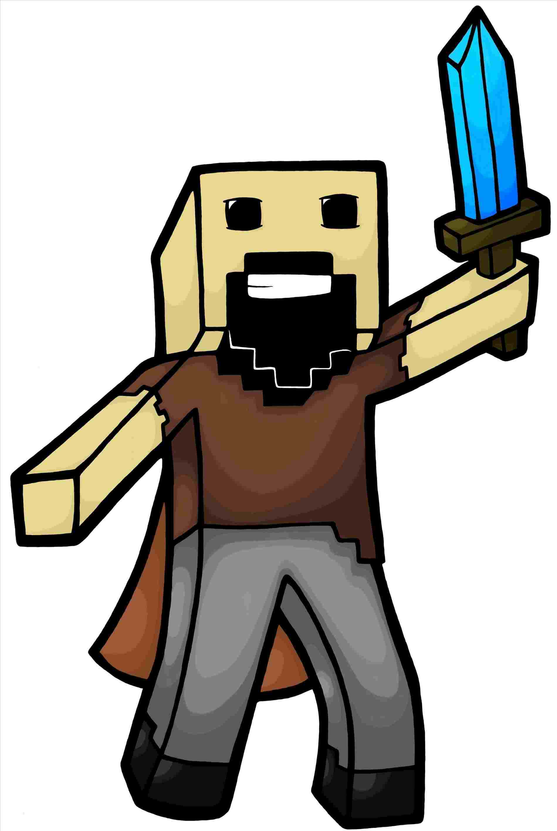 Drawing Minecraft Characters Free download on ClipArtMag