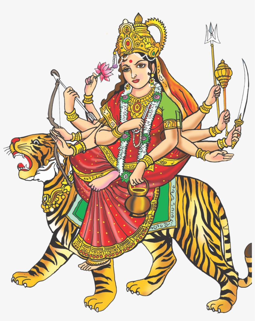 Durga Drawing Free download on ClipArtMag