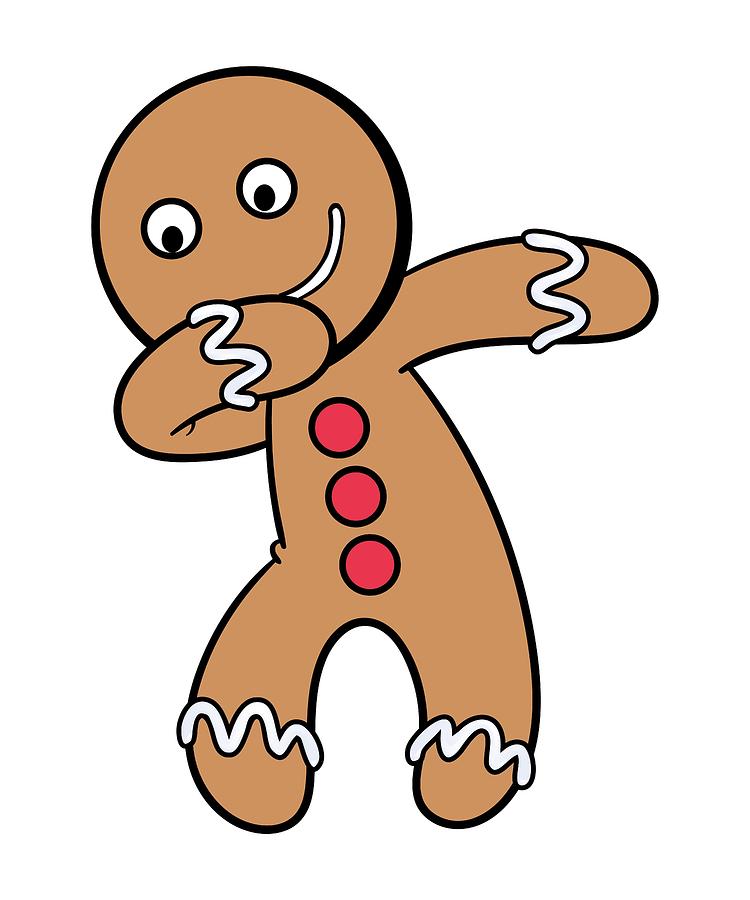 Ginger Bread Man Drawing Free download on ClipArtMag