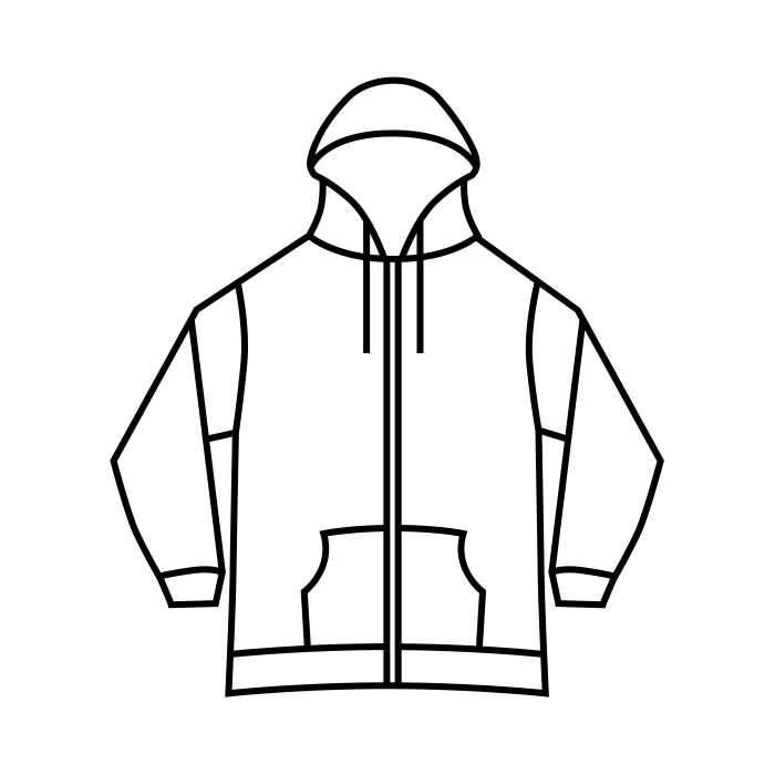 Jacket Drawing Reference Free download on ClipArtMag