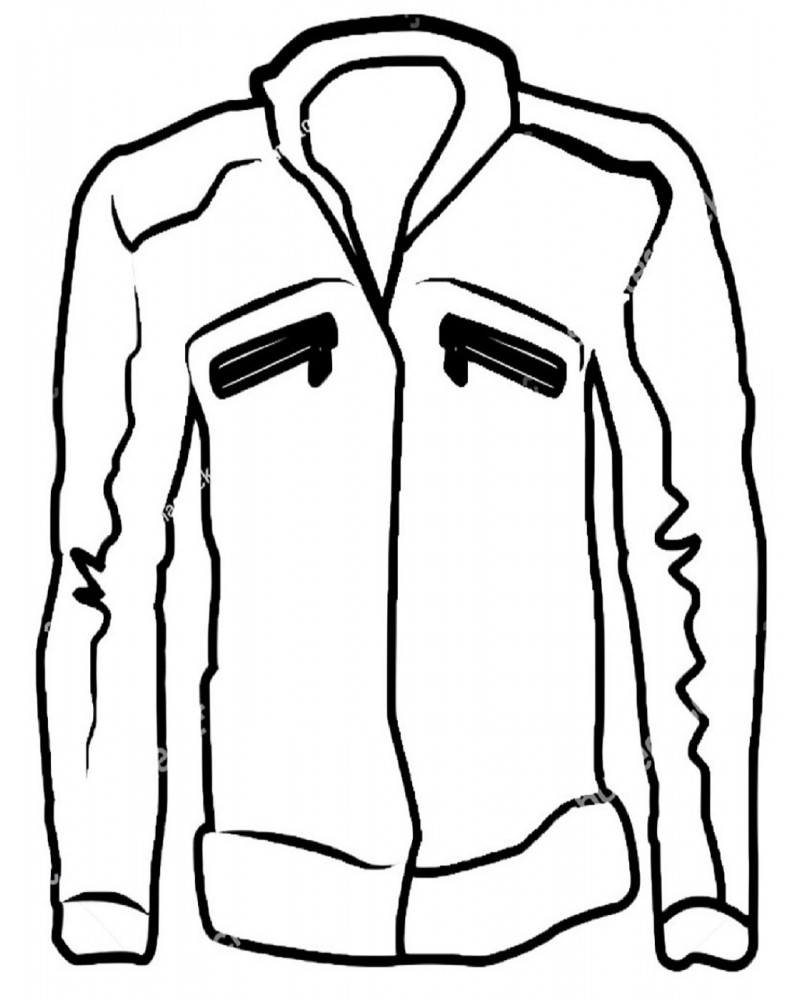Jacket Drawing Reference Free download on ClipArtMag