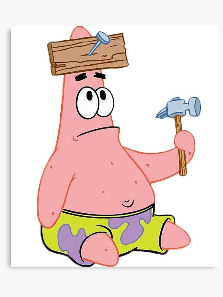 Download Patrick Star Meme Outline PNG & GIF BASE