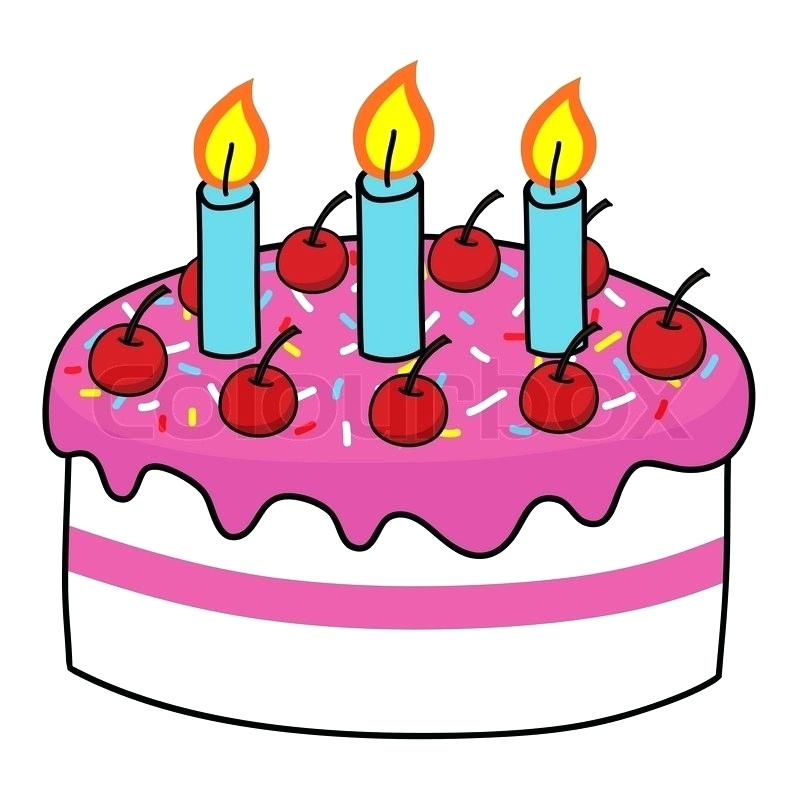 Simple Cake Drawing Free download on ClipArtMag