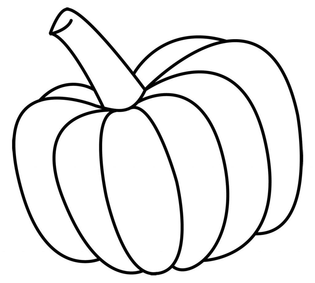 Simple Pumpkin Drawing Free download on ClipArtMag