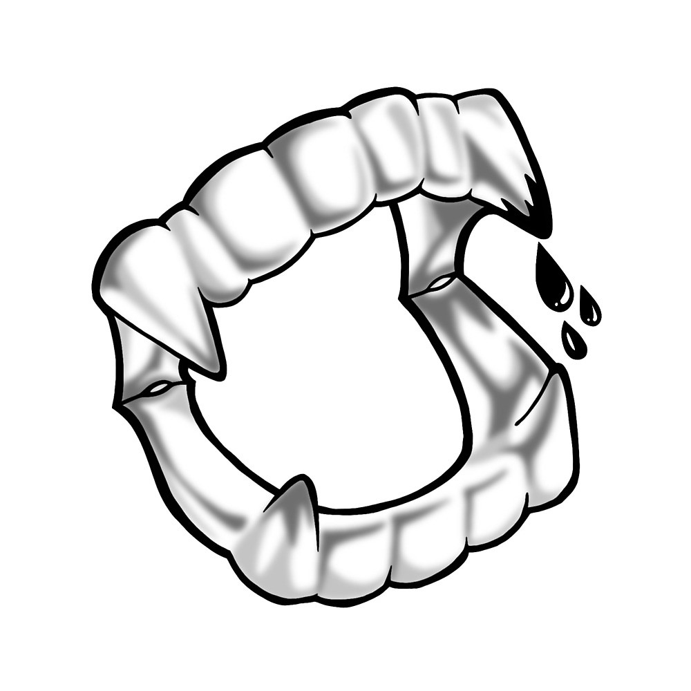 Vampire Teeth Drawing Free download on ClipArtMag