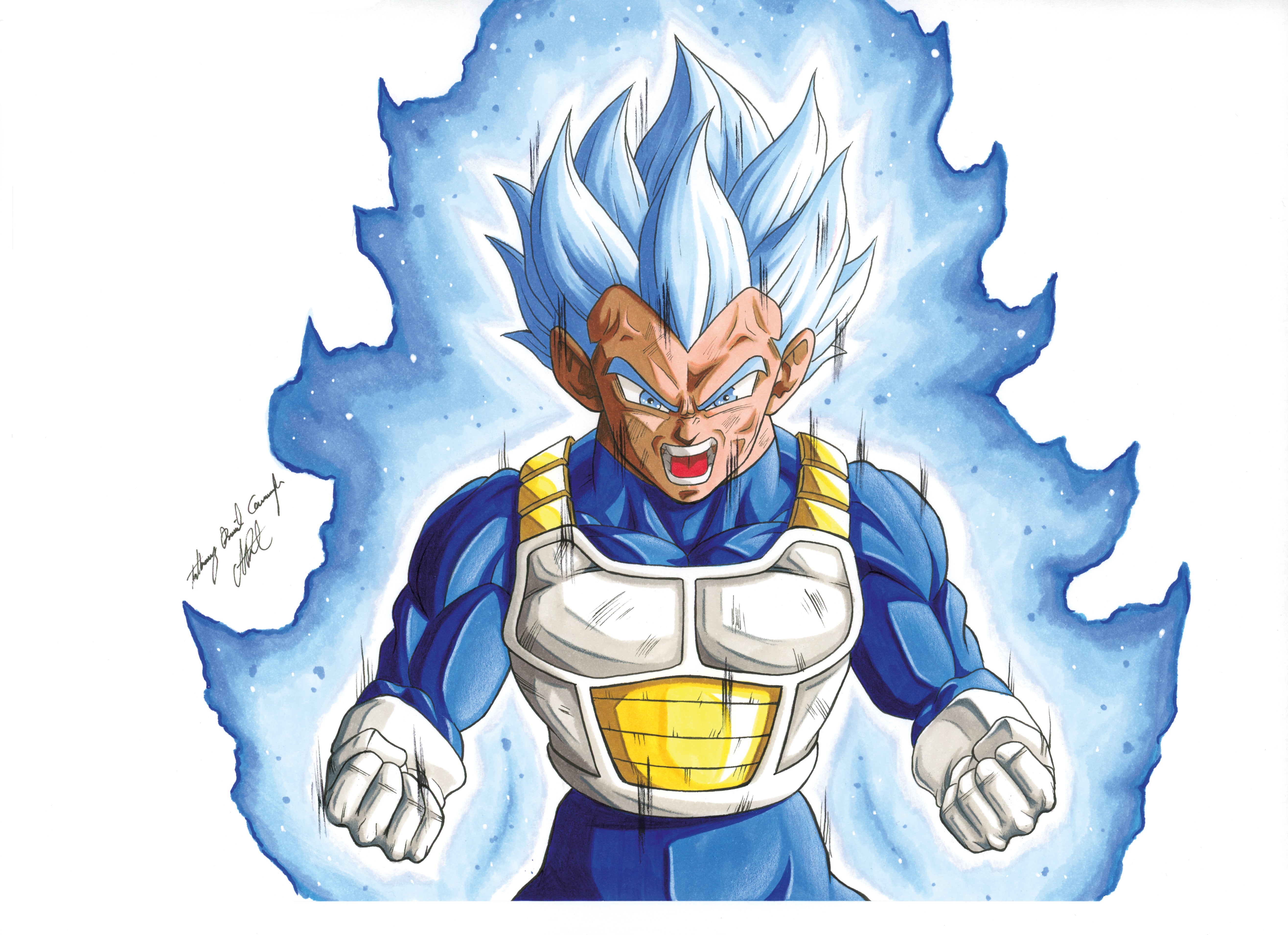 Vegeta Drawing Free download on ClipArtMag