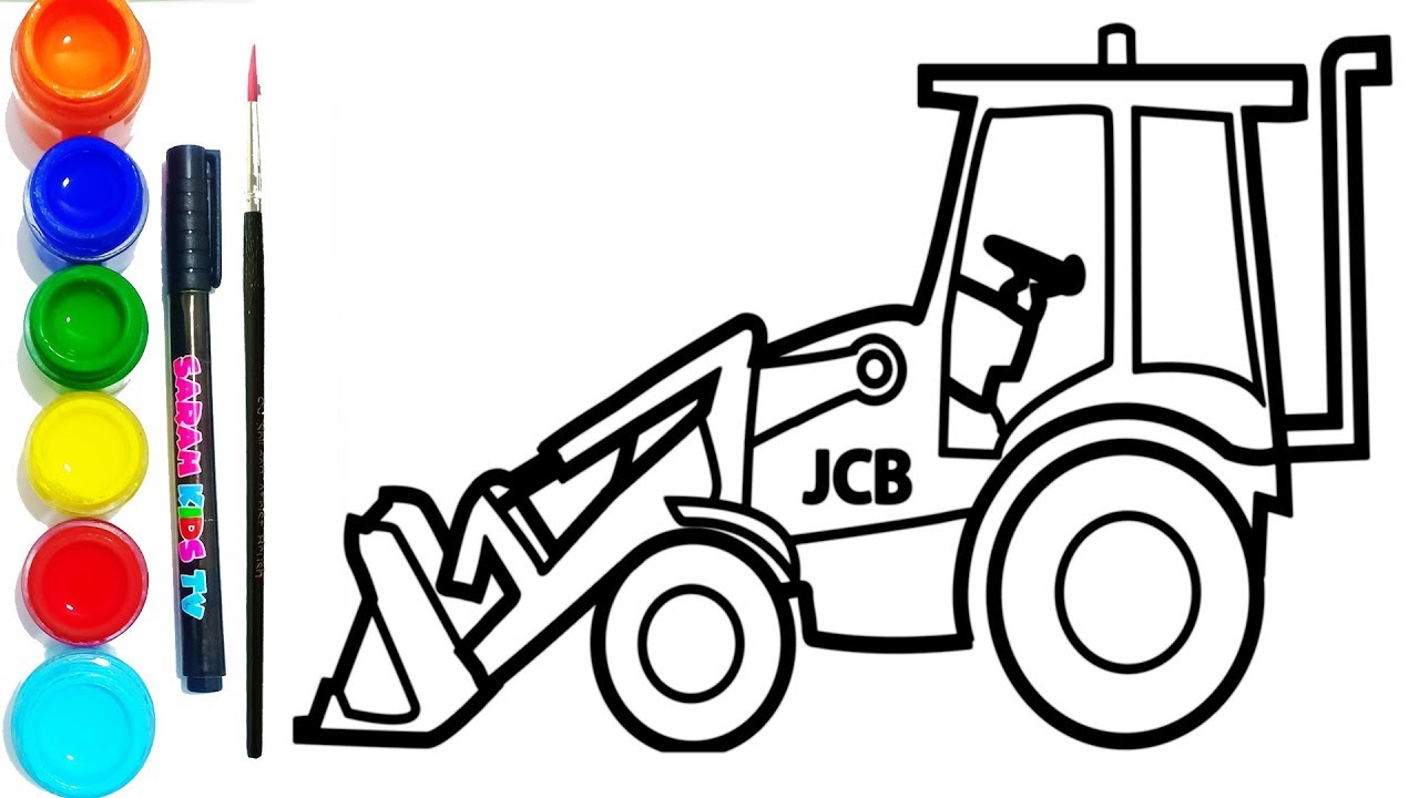 Wheel Loader Drawing Free download on ClipArtMag