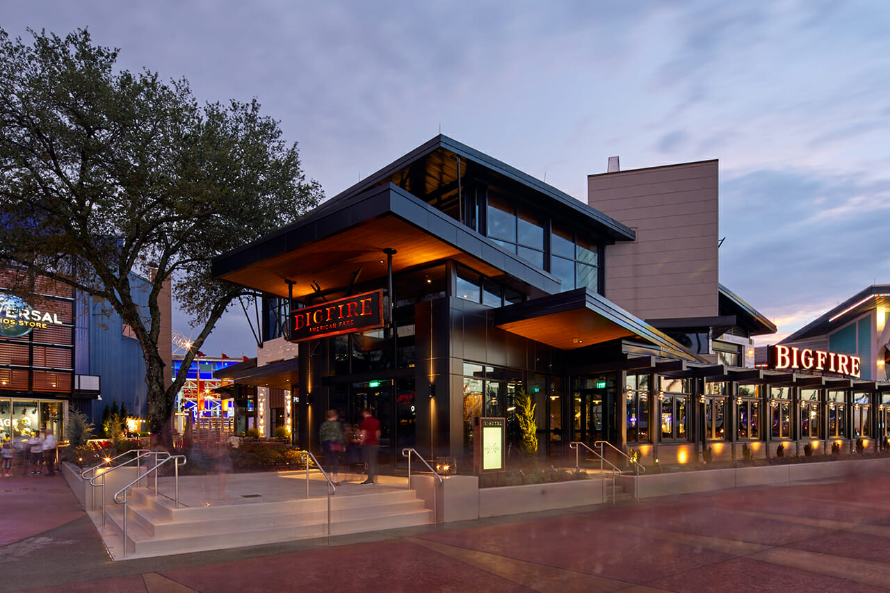 BIGFIRE Fireside Dining Restaurant NOW OPEN At Universal