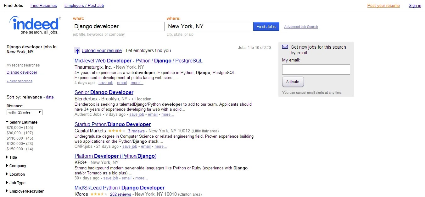5 Websites for Finding Django Development Jobs
