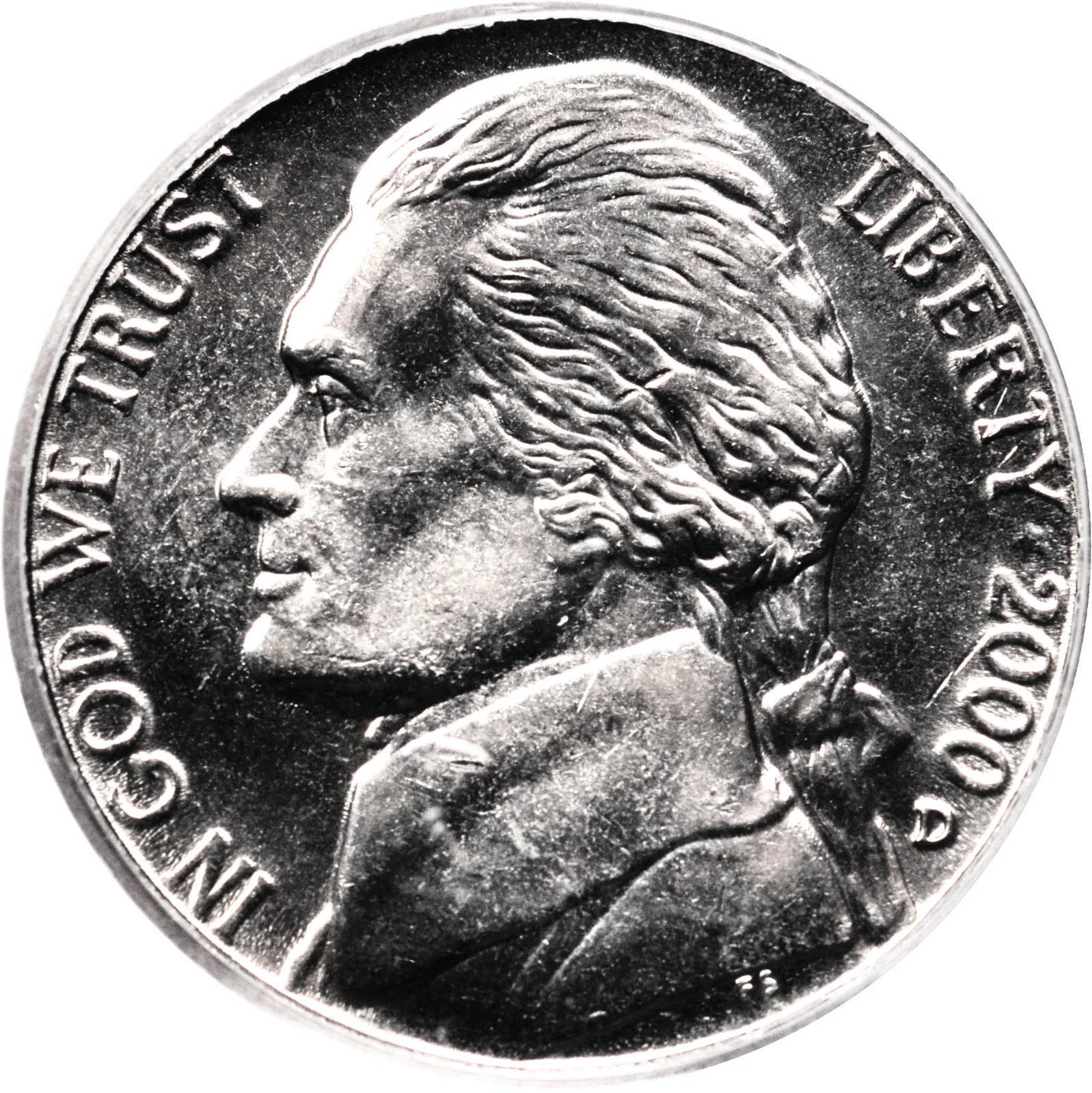 2000D Jefferson Nickel Sell & Auction Modern Coins