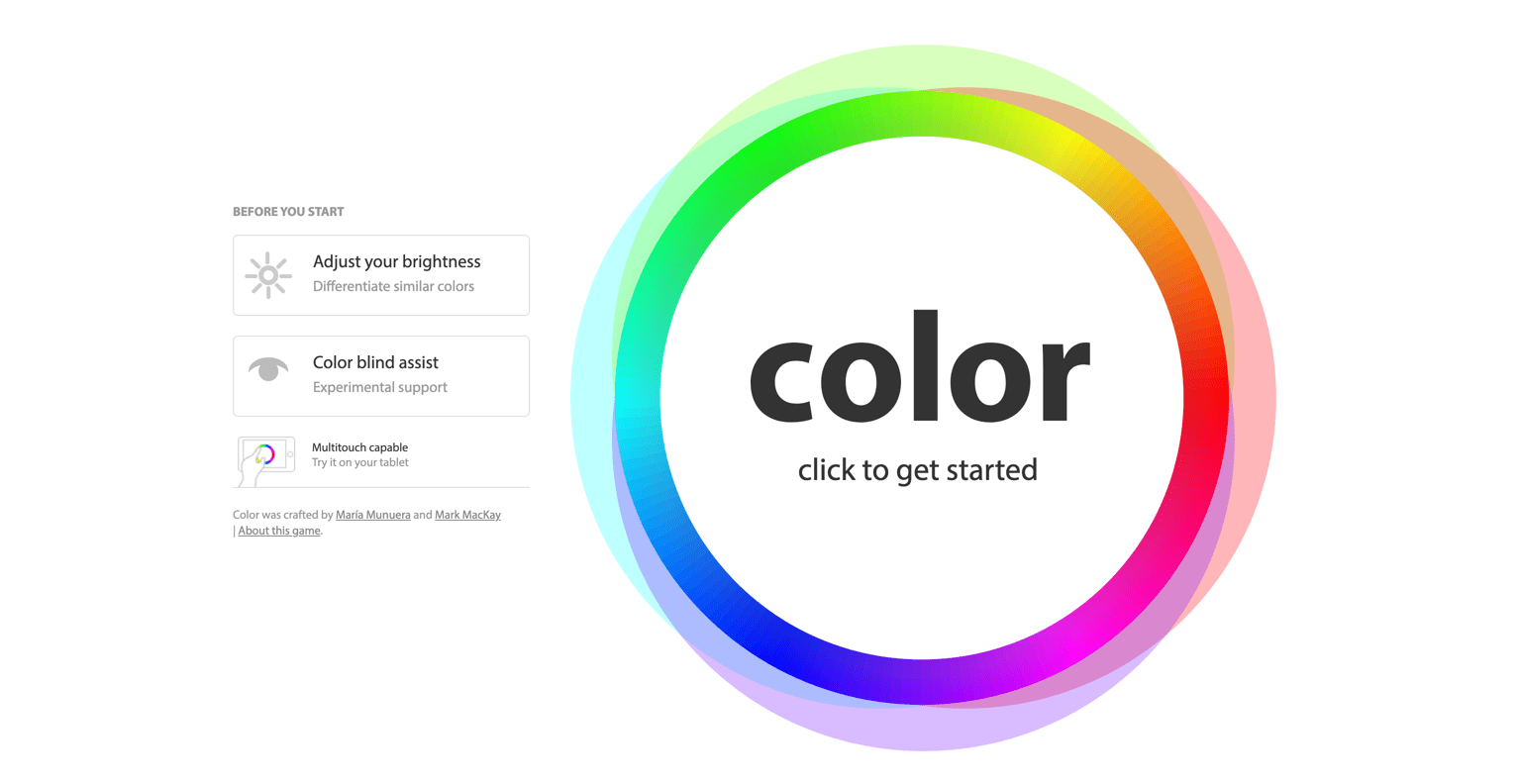 Color — Method of Action