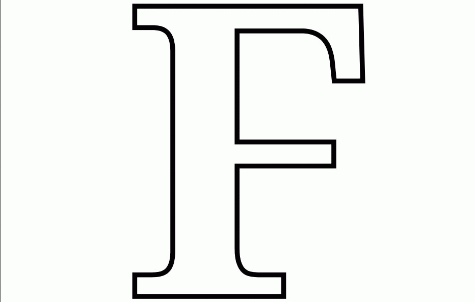 Free Printable Letter F Coloring Pages Coloring Home