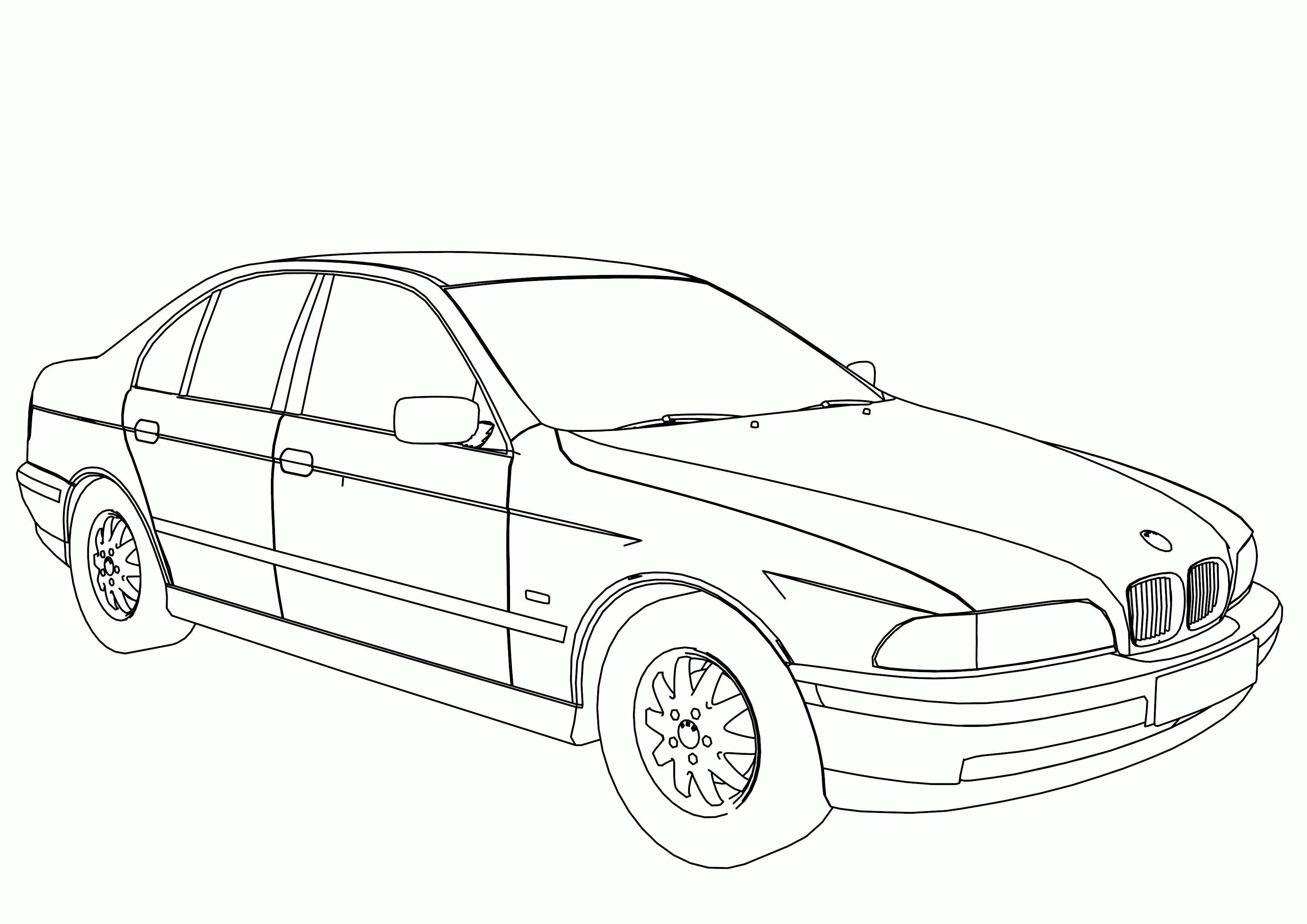 Bmw Car Coloring Pages Coloring Home