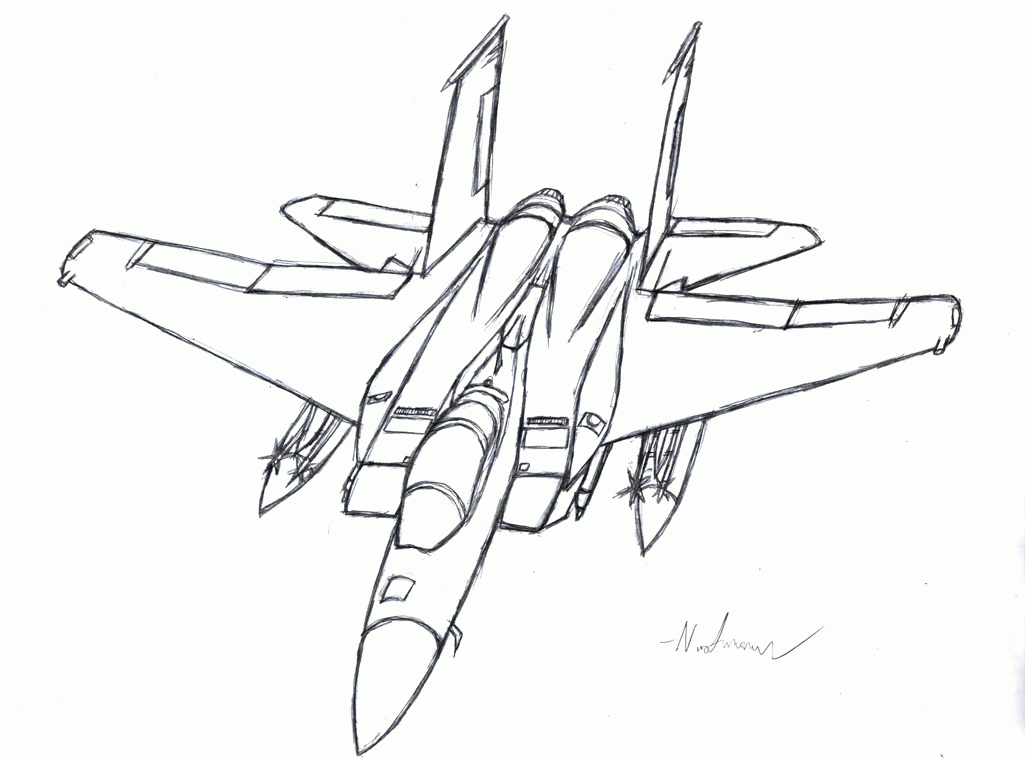 F15 Eagle And F22 Raptor By KravinMorhead Coloring Home