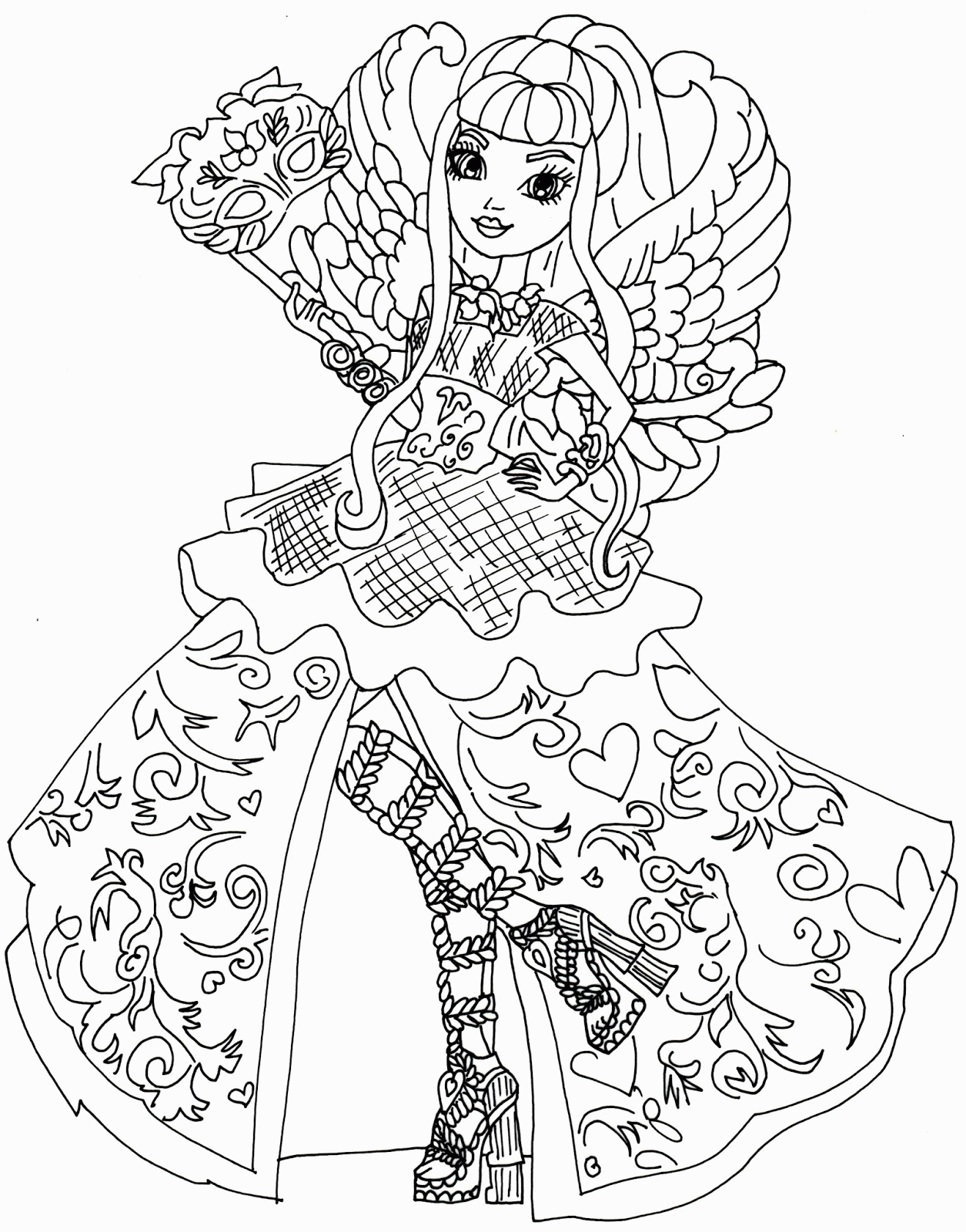 Ever After High Coloring Pages Coloring Home