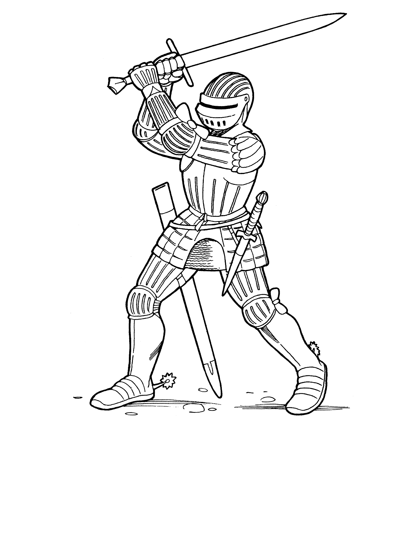 Knight Coloring Pages Printable Coloring Home