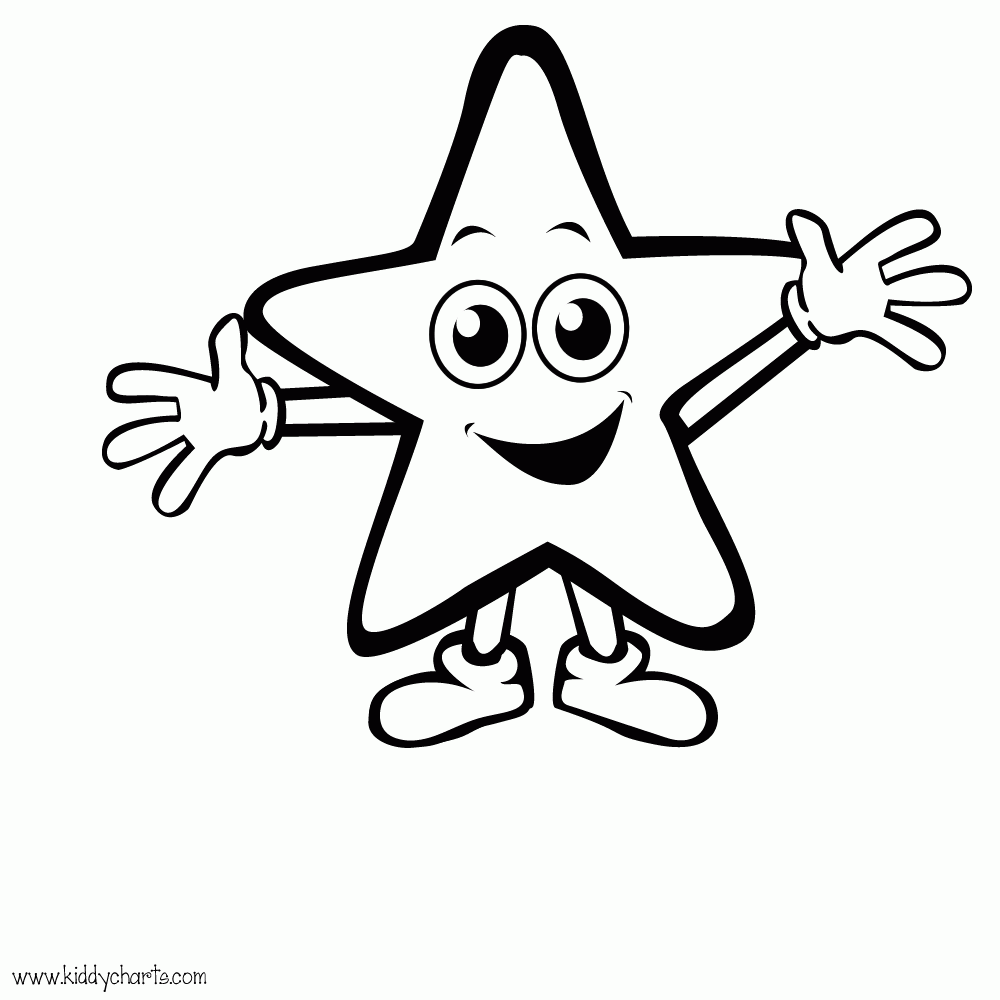 Star Coloring Pages For Preschoolers Coloring Home