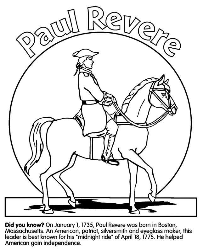 Revolutionary War Coloring Pages Coloring Home