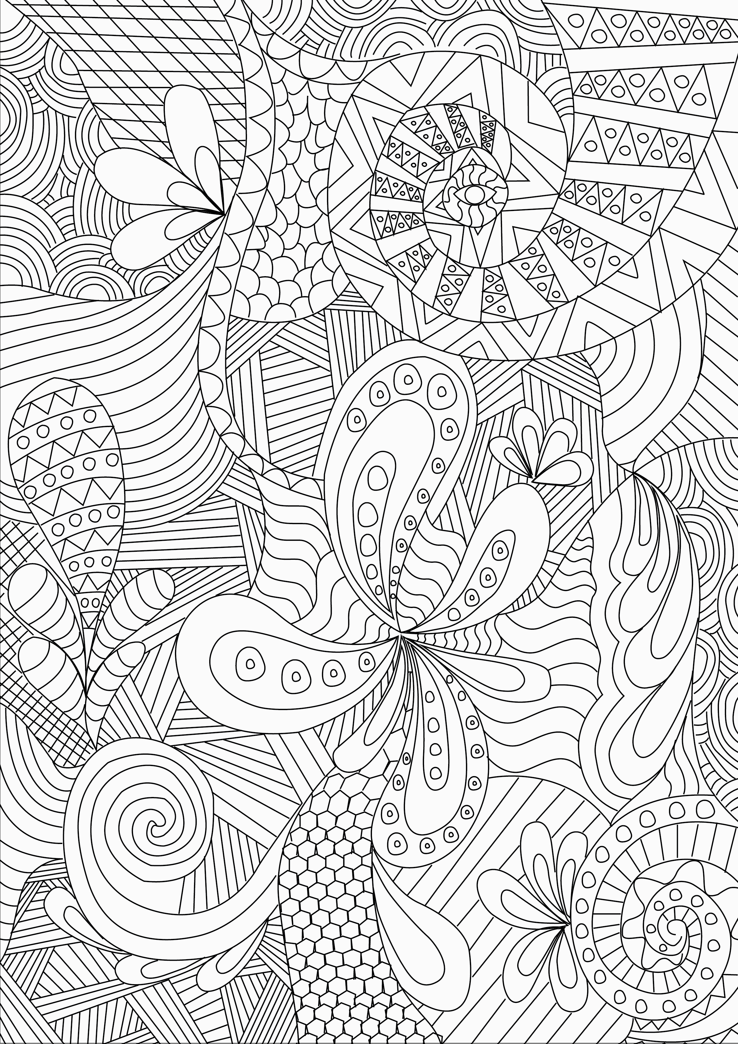 Printable Zentangle Coloring Pages Free Coloring Home