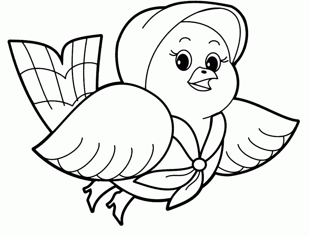 Easy Animal Coloring Pages For Kids Coloring Home