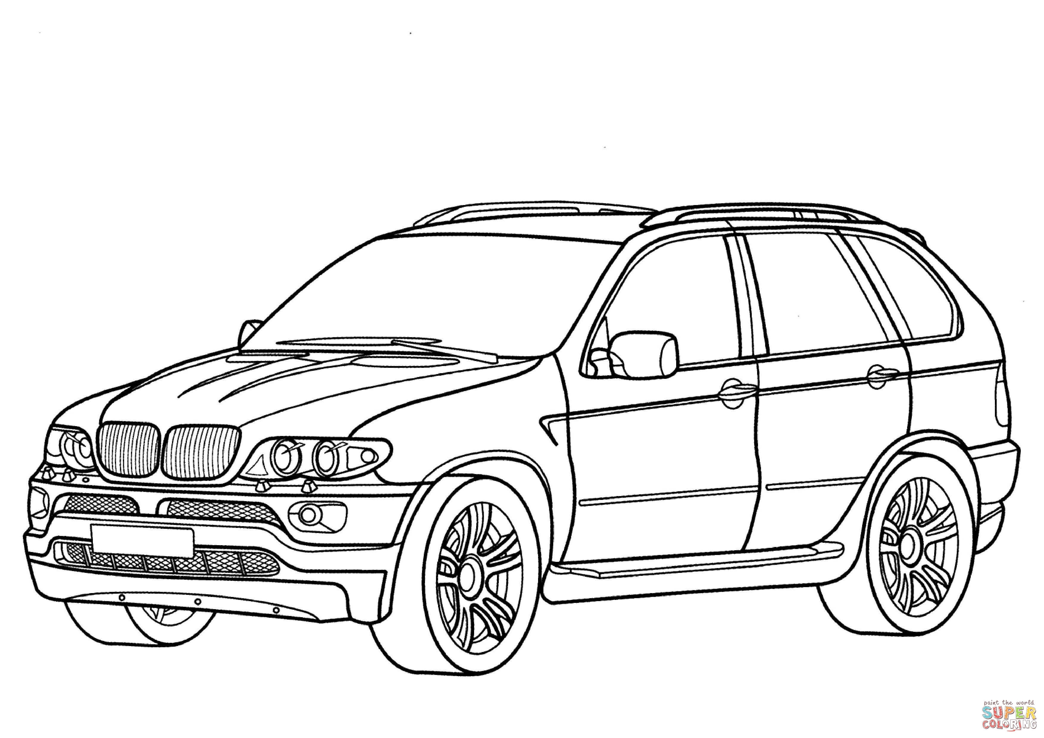 Bmw coloring pages to download and print for free
