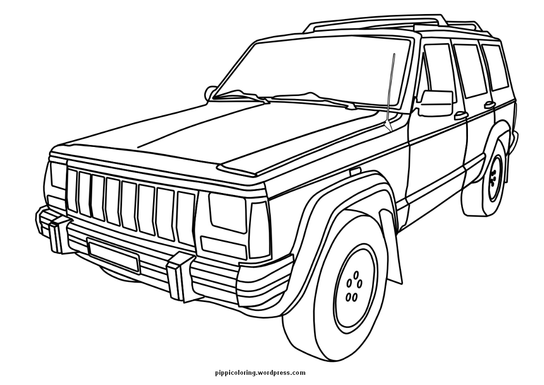 Jeep coloring pages to download and print for free