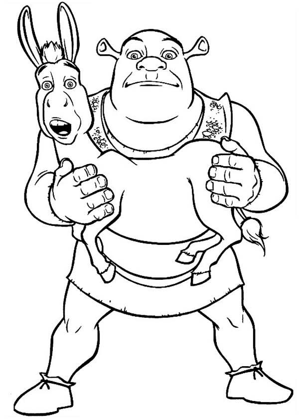 Shrek coloring pages to download and print for free
