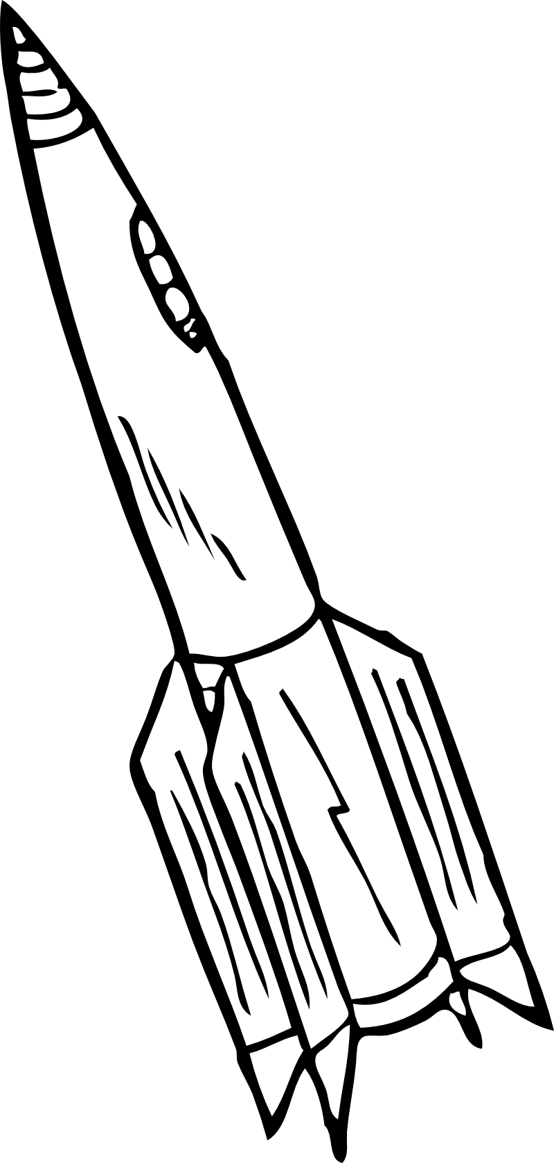 Rocket coloring pages to download and print for free