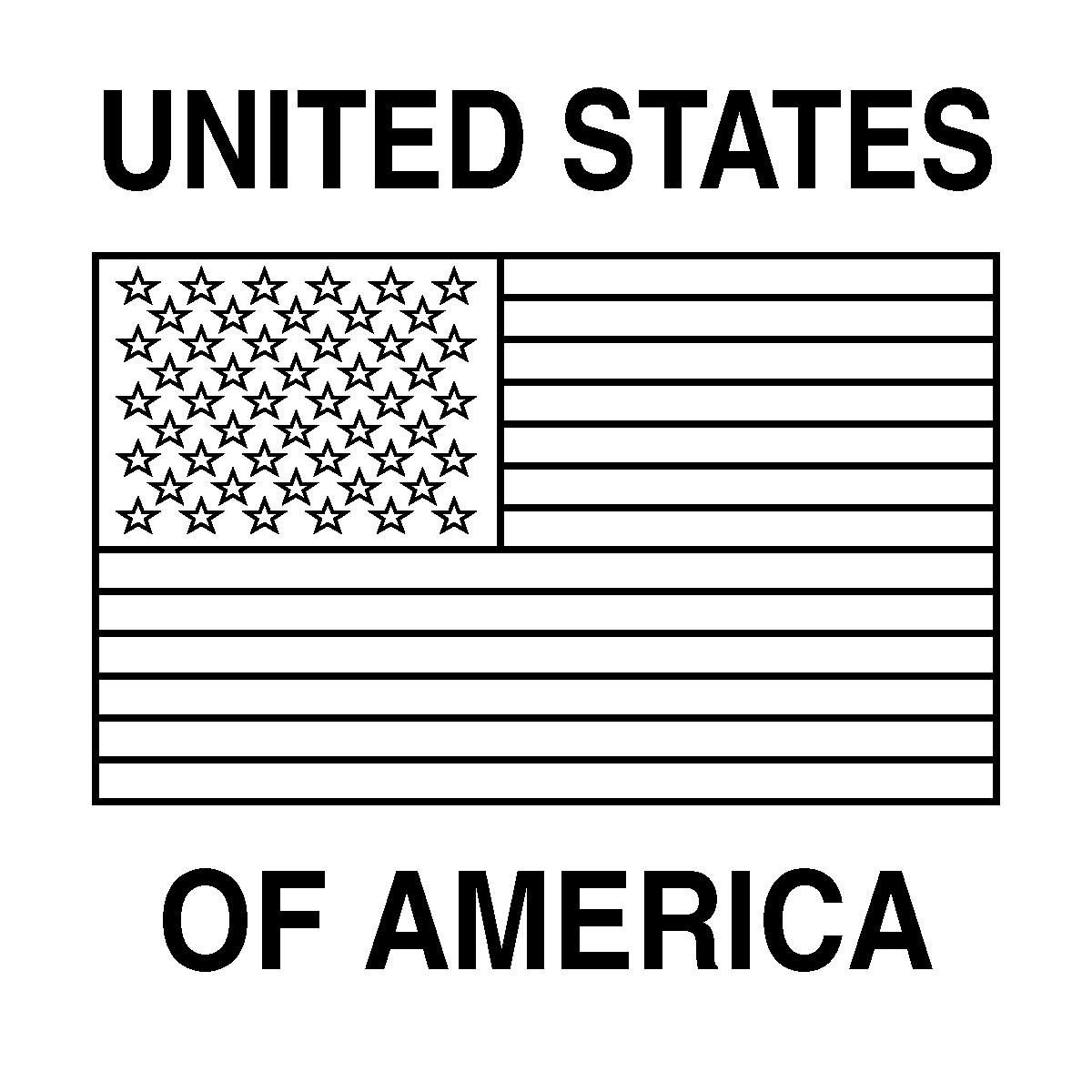 American flag coloring pages to download and print for free