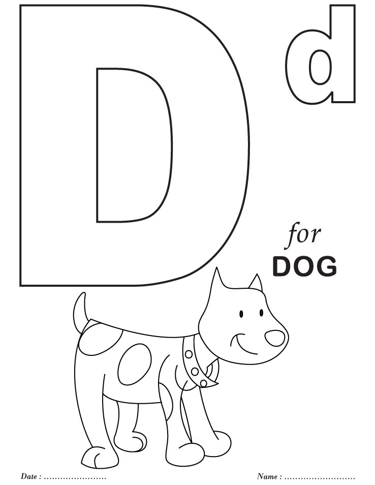 A z alphabet coloring pages download and print for free