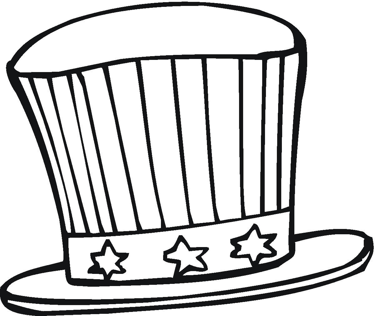 Hat coloring pages to download and print for free