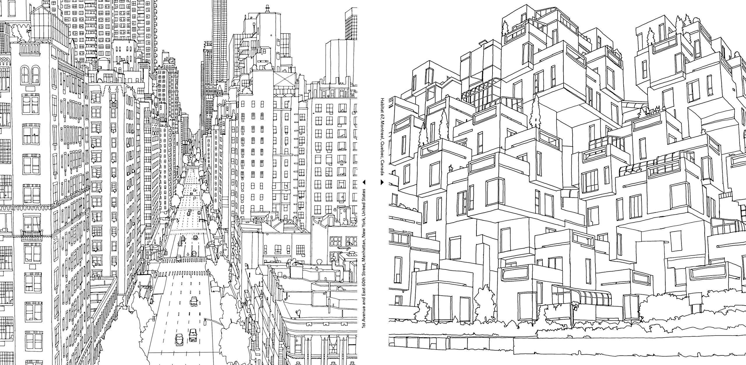 City coloring pages to download and print for free