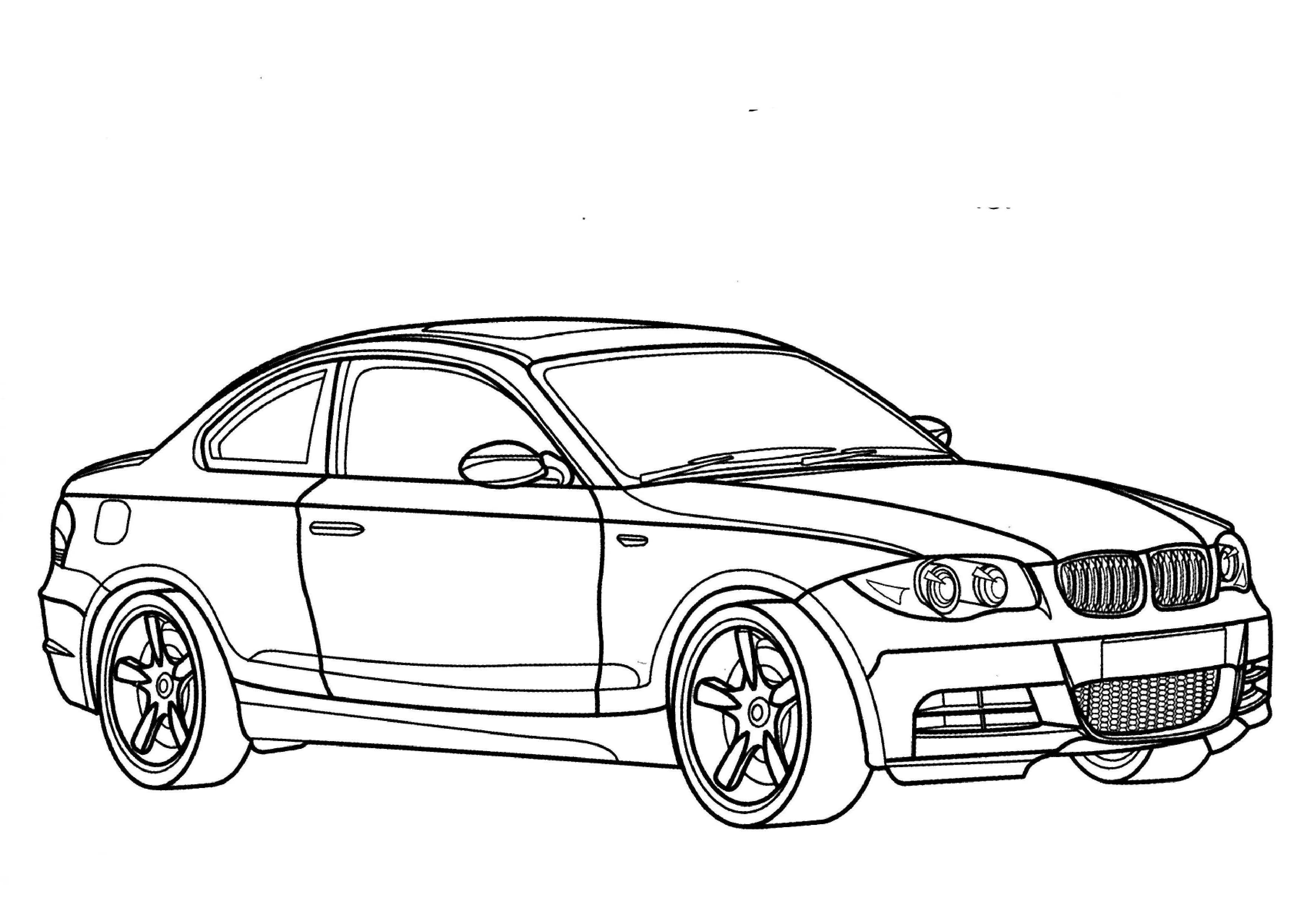 Bmw coloring pages to download and print for free