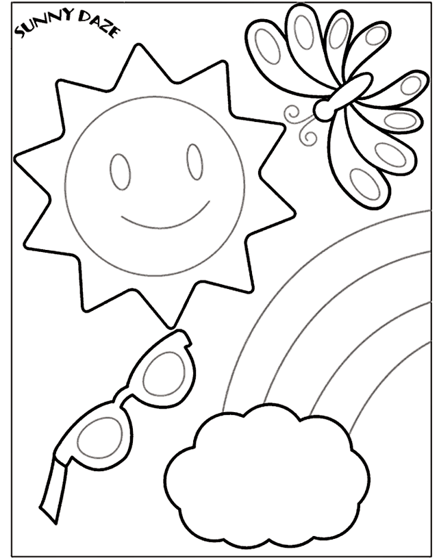 Summer coloring pages to download and print for free