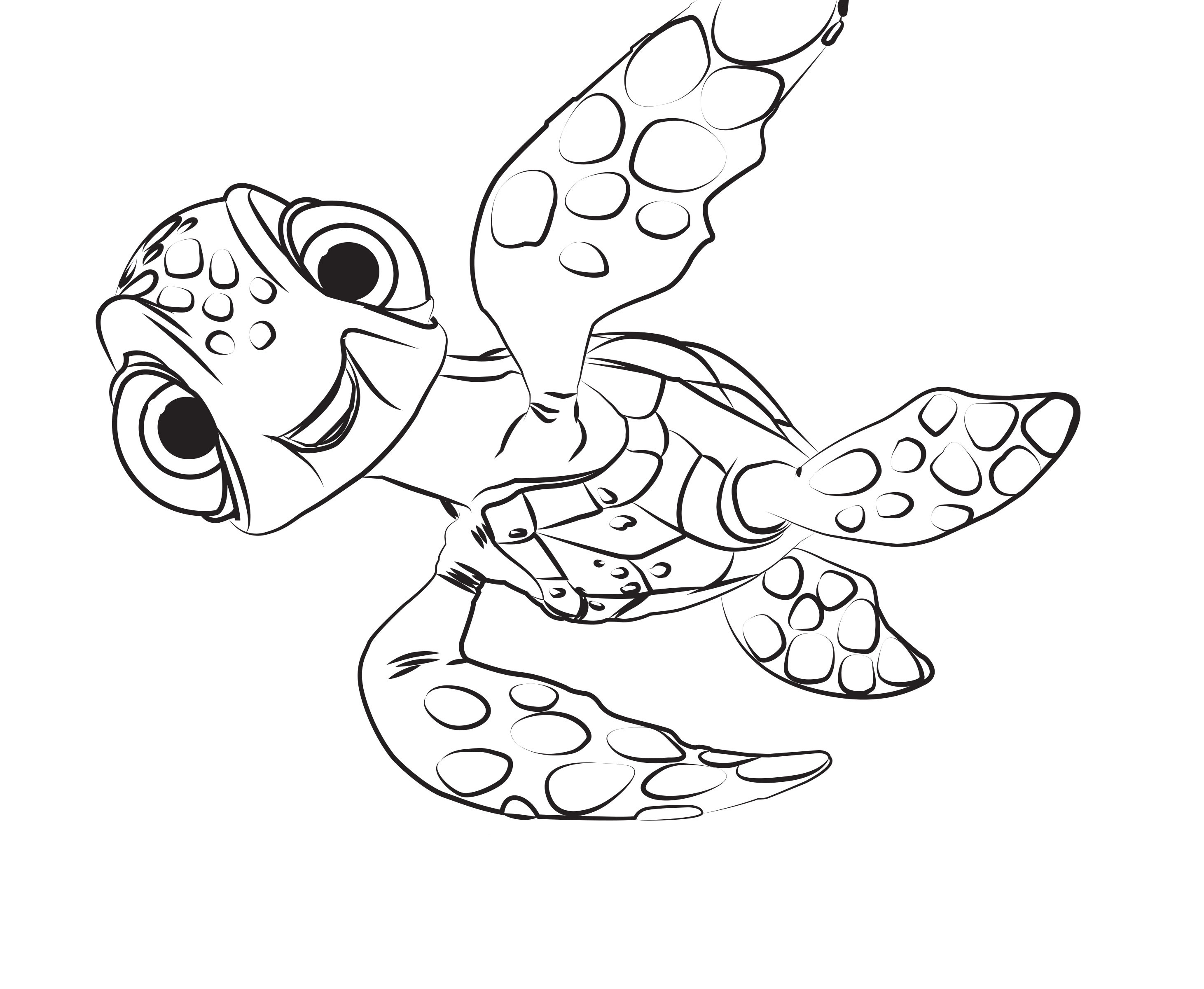 Finding Dory coloring pages to download and print for free