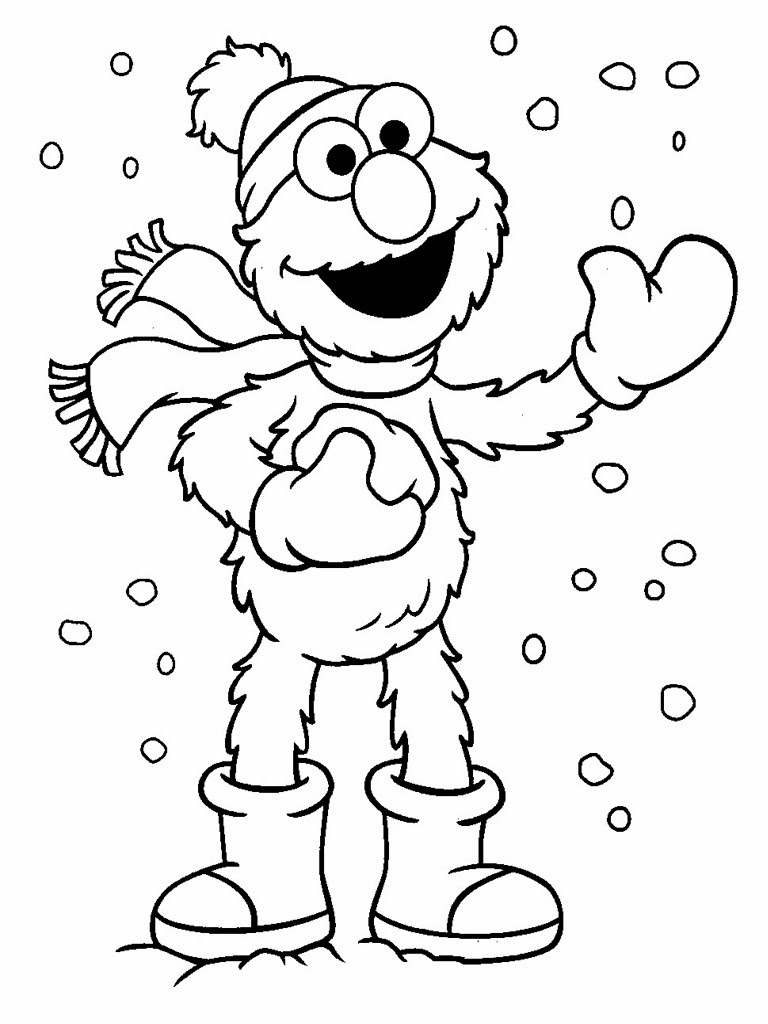 Elmo coloring pages to download and print for free