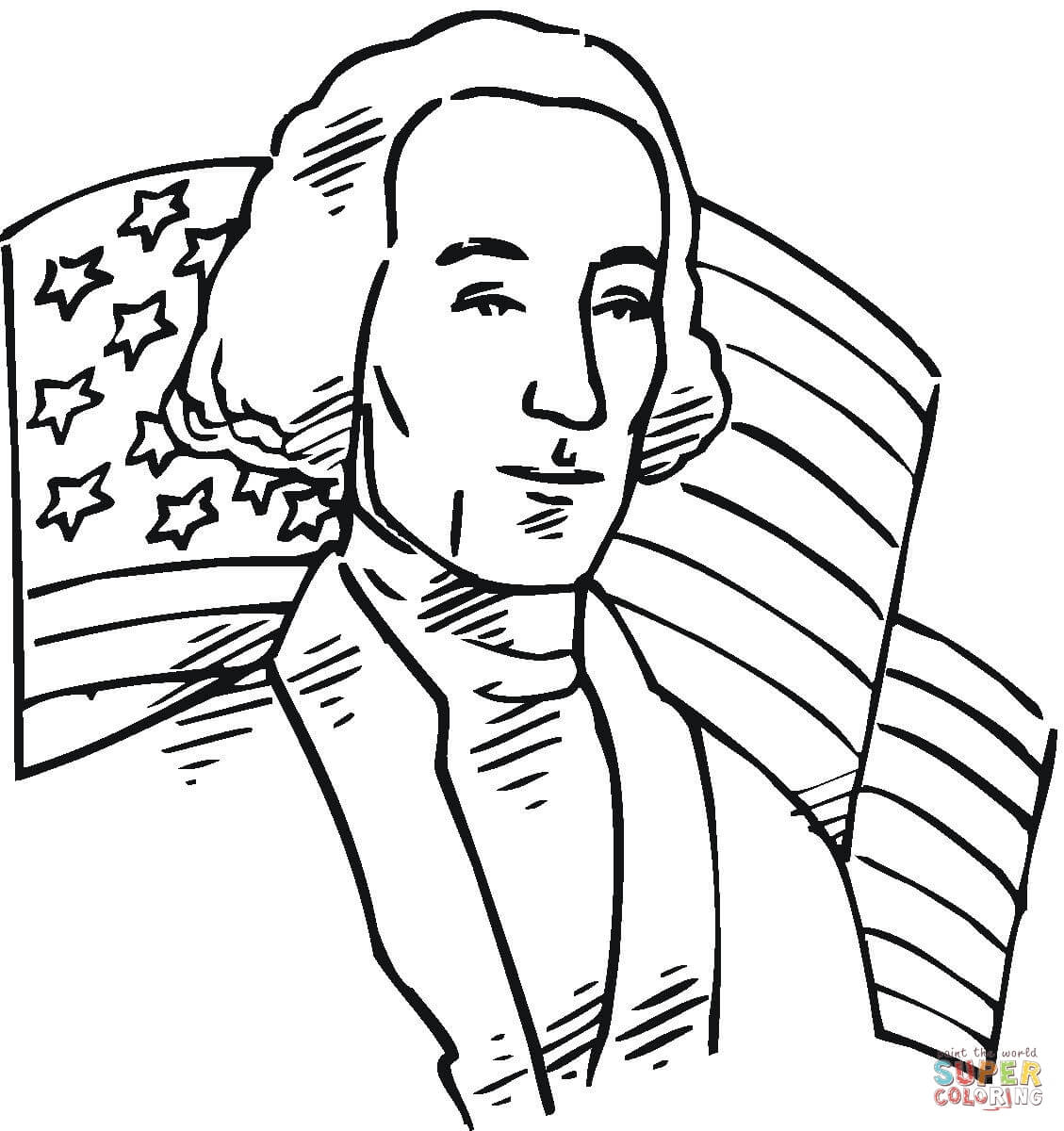 President washington coloring pages download and print for free