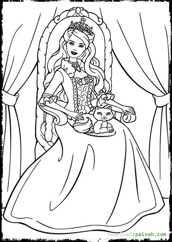Queen coloring pages download and print for free