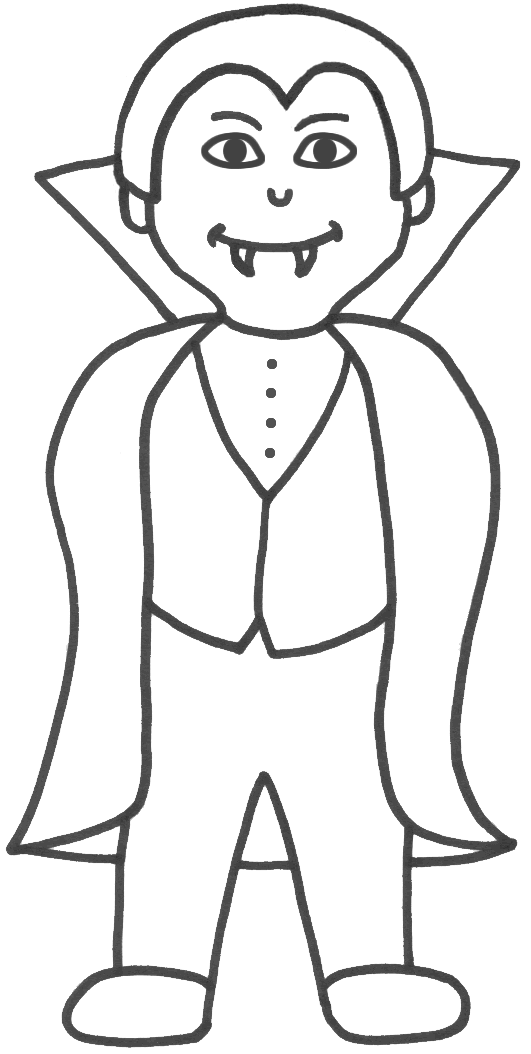Vampire coloring pages to download and print for free