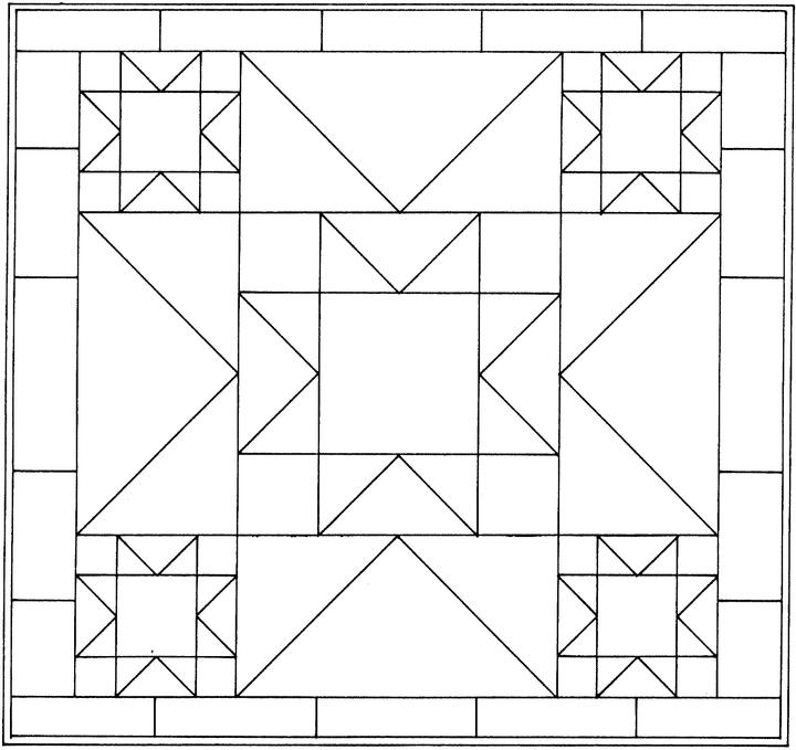 Quilt coloring pages to download and print for free