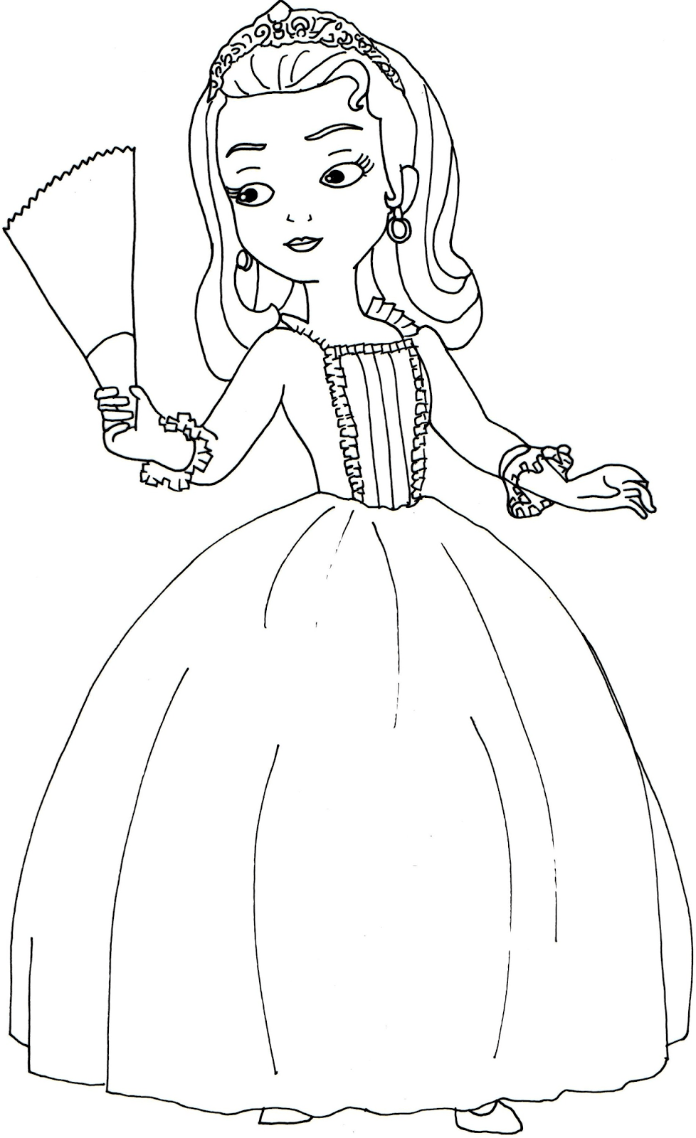 Princess amber coloring pages download and print for free