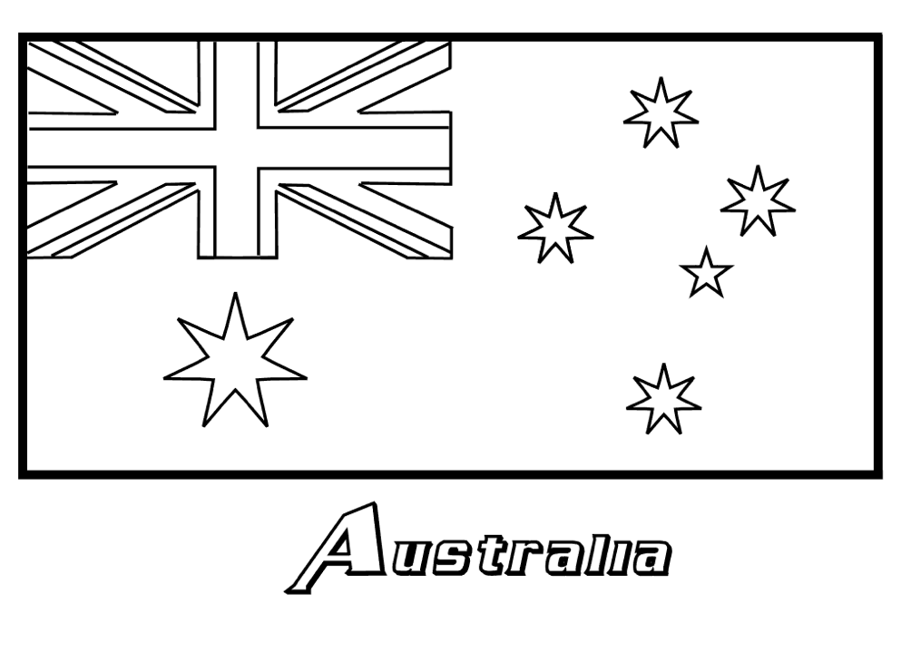 Flag coloring pages to download and print for free