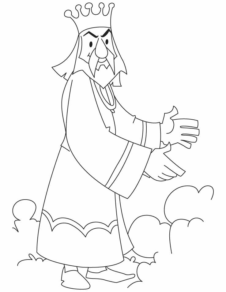 King coloring pages to download and print for free