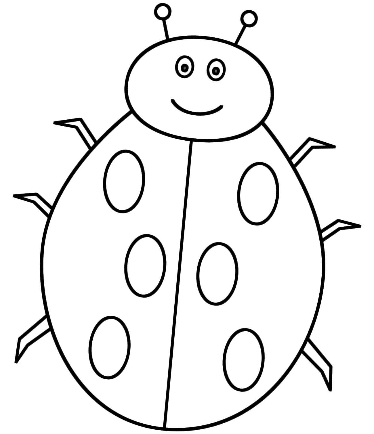Ladybug coloring pages to download and print for free