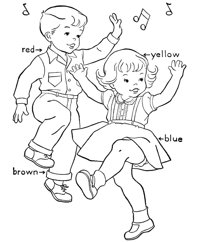 Dance coloring pages to download and print for free